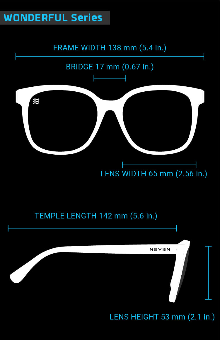 Fit Guide for Wonderful sunglasses frames